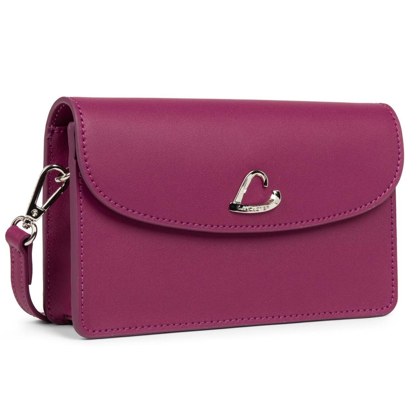 Lancaster Pochette en Cuir City Philos orchidée - 20x12x4 cm