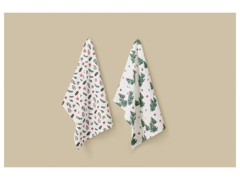 Set van 2 theedoeken 50 x 70 cm