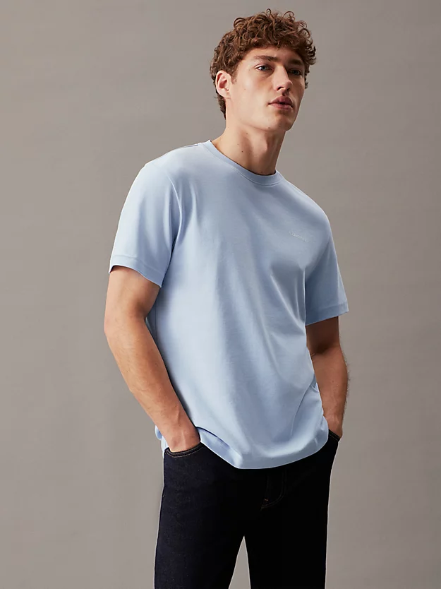 Camiseta de mistura de algodão