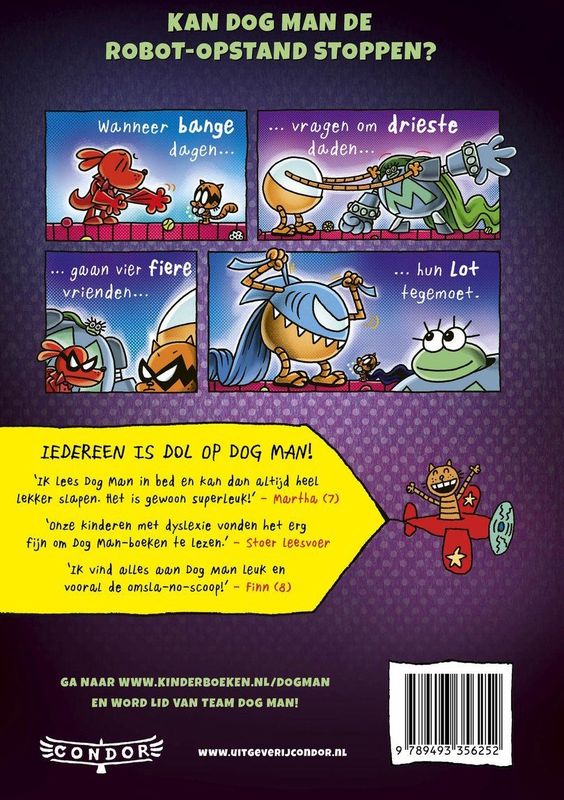 Dog Man 12 - Redder in Rood - Avonturenboek - Tjibbe Veldkamp