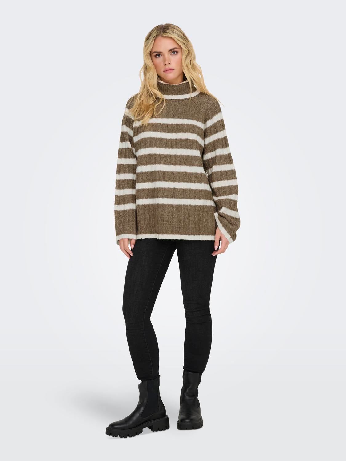 JDYMILEY Strickpullover Malt Ball
