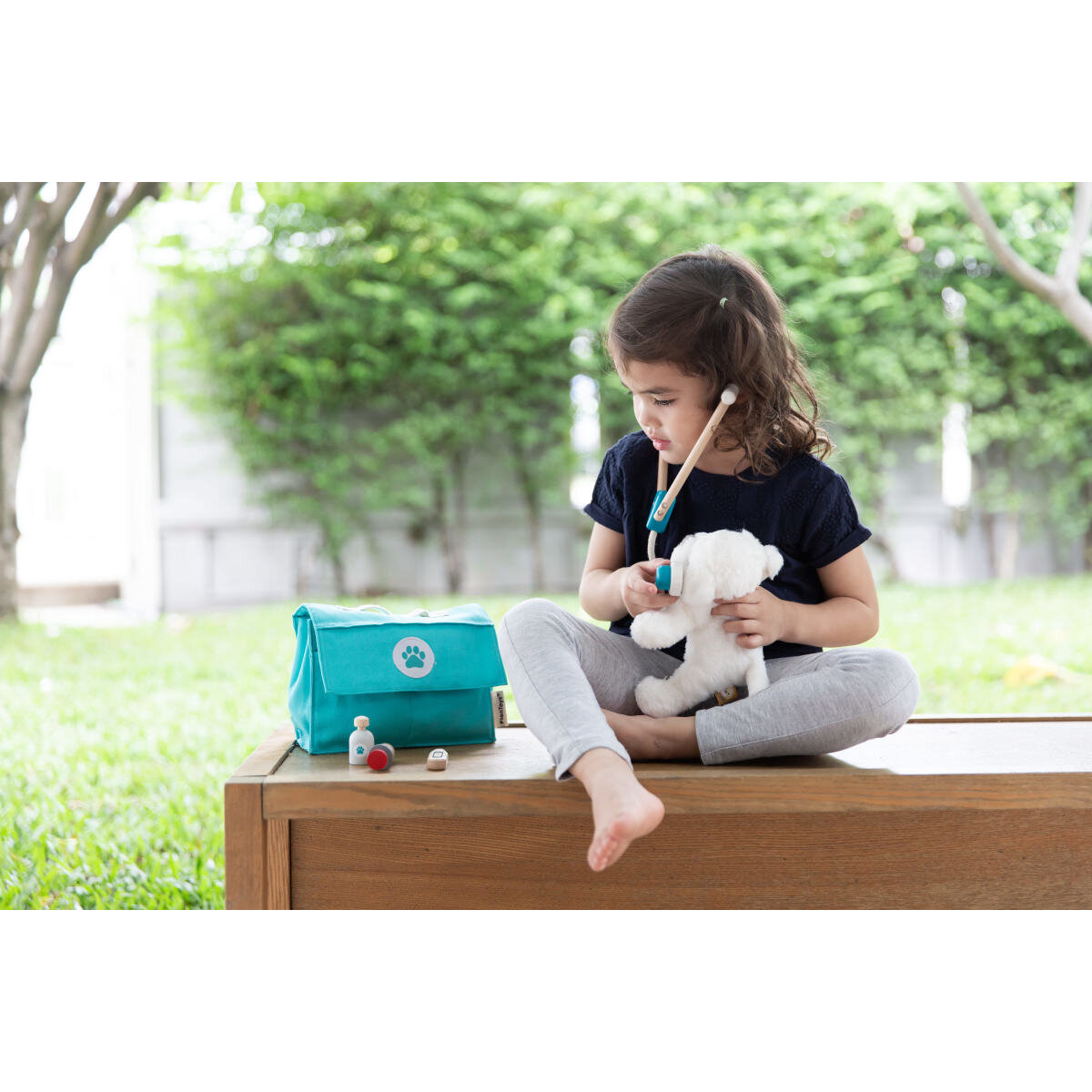 PlanToys PlanToys Holzspielzeug Tierarzt-Tasche Set