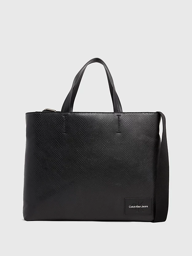 Bolsa tote pitonata fina