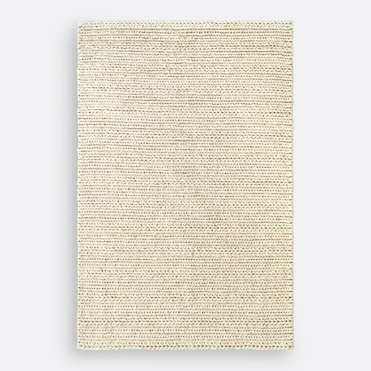 LA REDOUTE INTERIEURS<br>Tapete de lã, Diano, efeito tricot