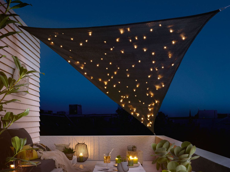 Schaduwdoek met LED