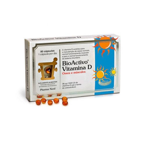 Bioactivo Vitamina D 80 Cápsulas