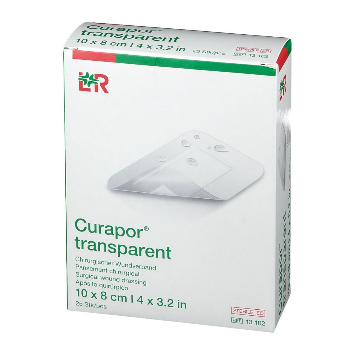 Curapor® transparent 8 cm x 10 cm steril