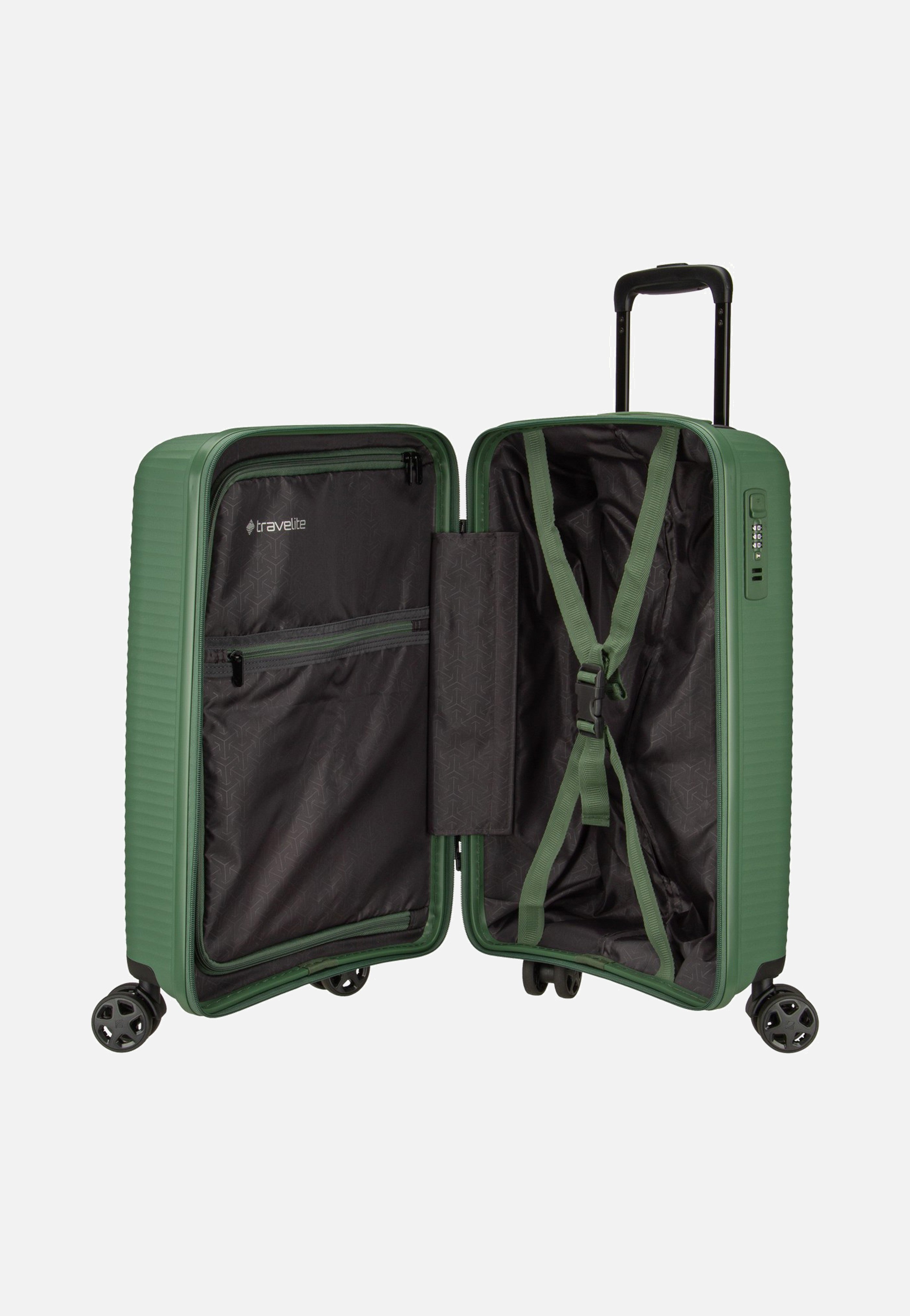 Air Stripe Trolley 4W S Green - Koffer