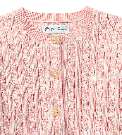 Polo Ralph Lauren Cardigan - Strick - Core Replen - Rosa