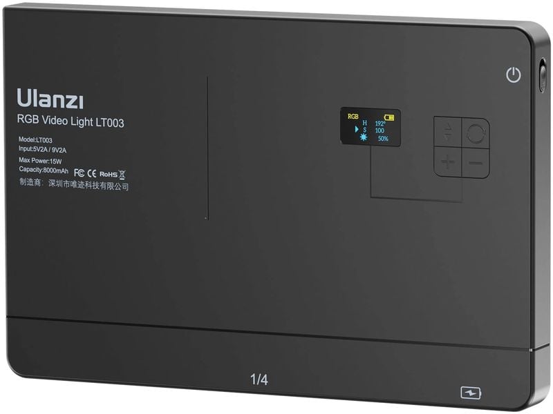 Ulanzi Videoleuchte LED RGB LT003 LED-Licht mit Spezialeffekten und 10