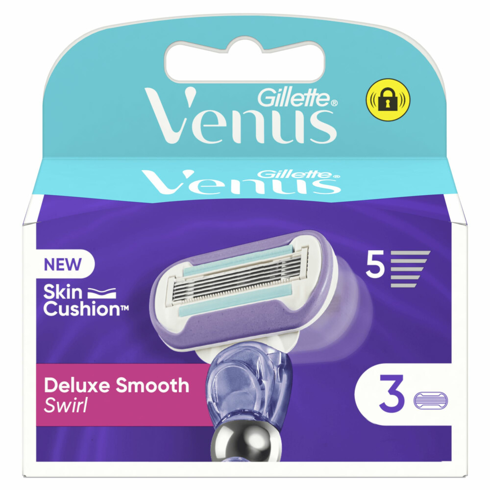 Gillette Venus Scheermesjes Deluxe Smooth Swirl3 stuks