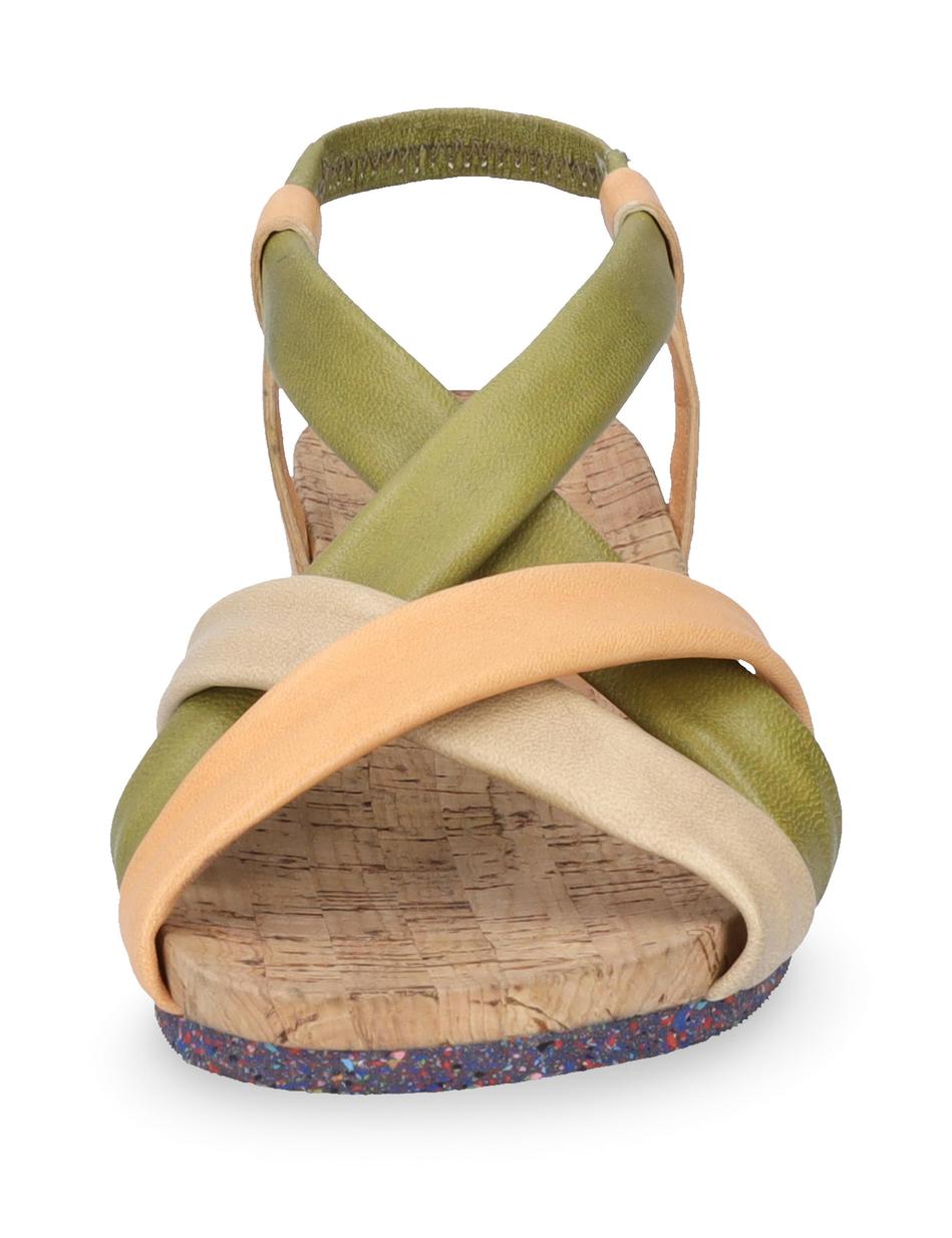 Sandale Henriette 01, oliv-multi