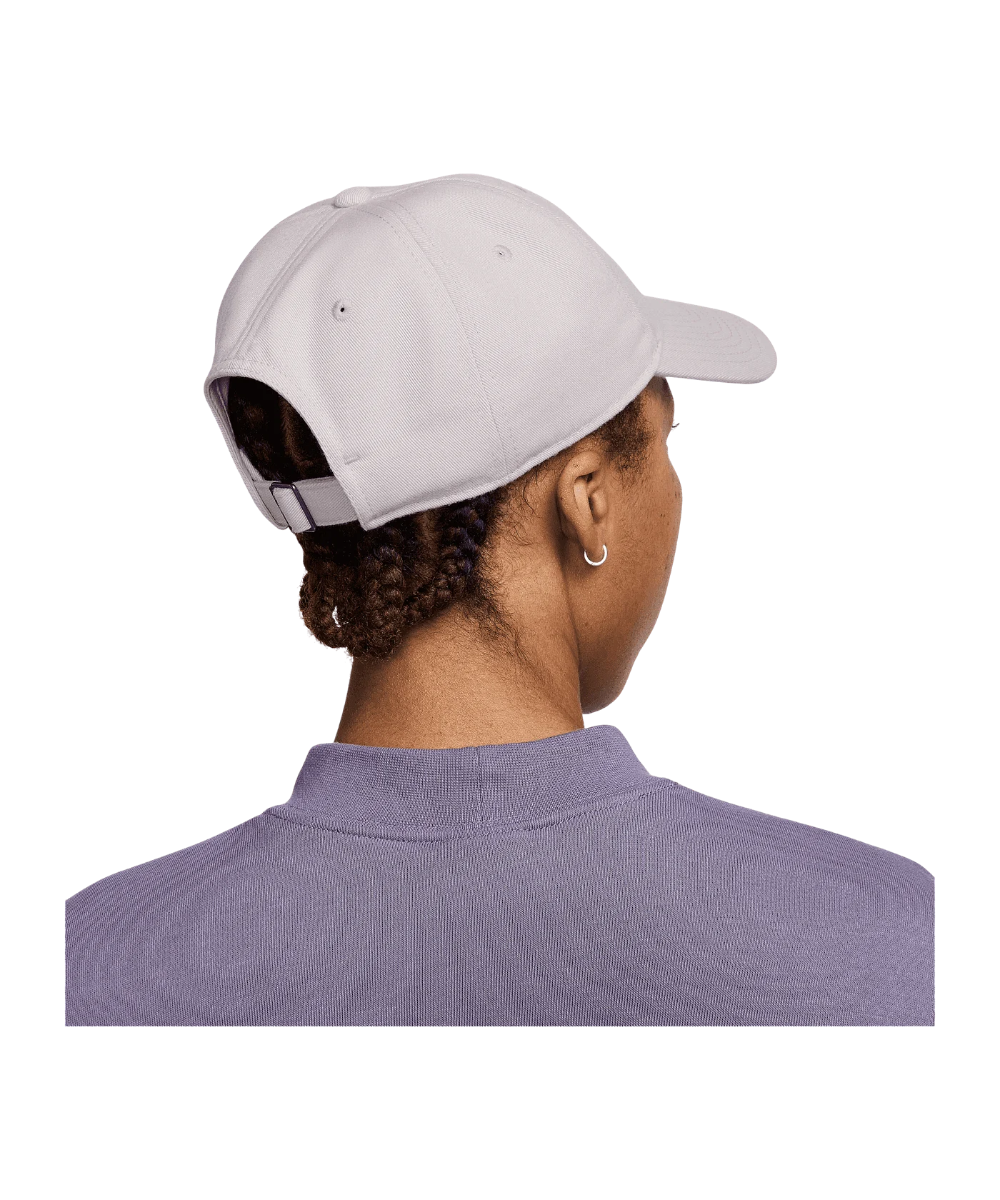 Nike Club Unstructured Curved Bill Cap Grau Lila F019
