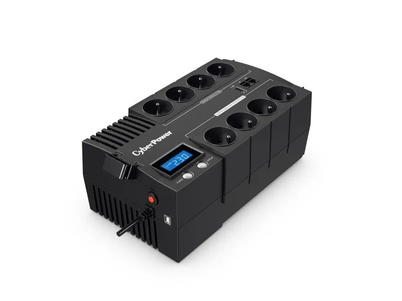 CyberPower BRICs LCD Series BR700ELCD - UPS - AC 220/230/240 V - 420 Watt - 700 VA - USB - output-stikforbindelser: 8 - Frankrig