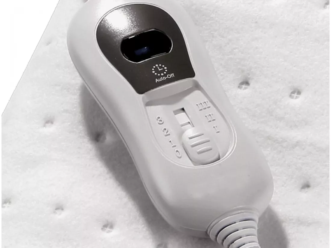 Chauffe-lit électrique 60W laine blanc