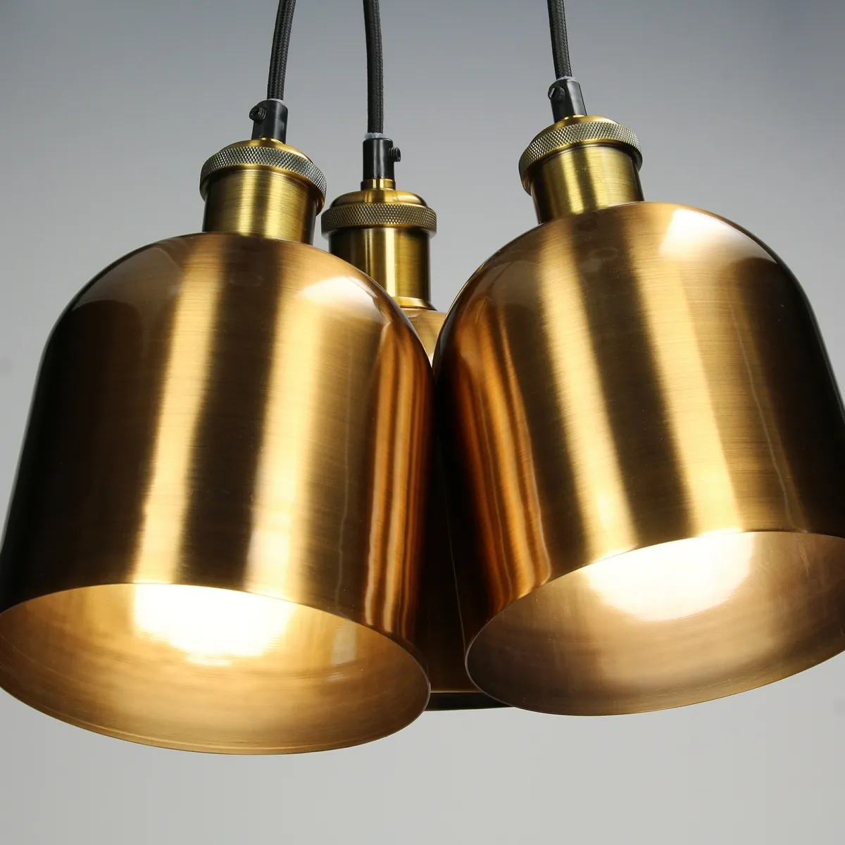 ECD Germany Lampe 3 Flammes Métal