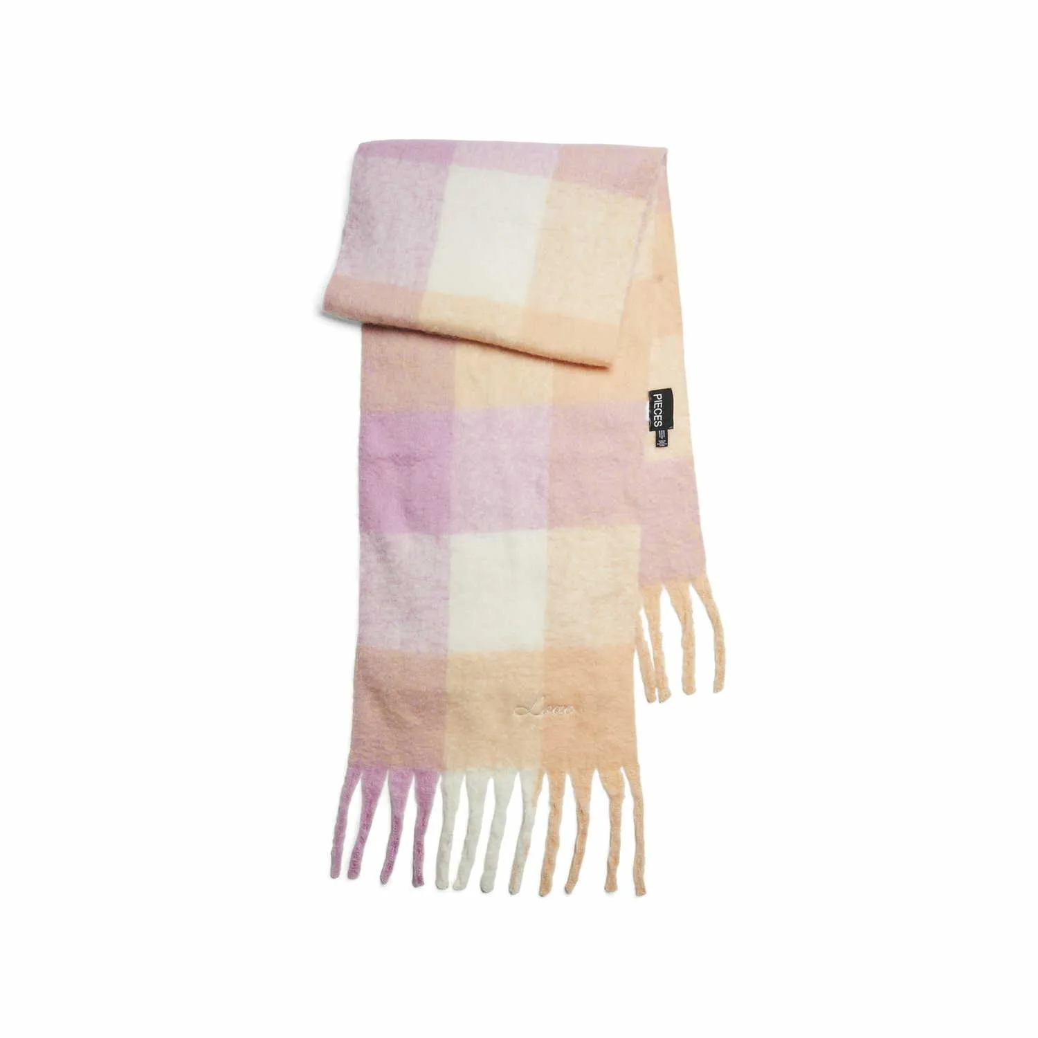 PIECES Schal Rosa Textil