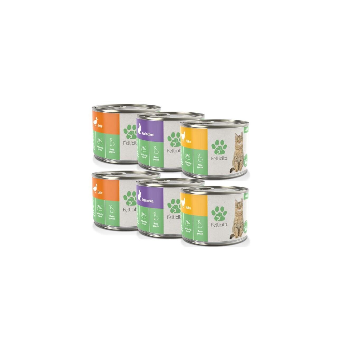Fellicita Mixpaket Nr. 2 Monoprotein 6x 200g
