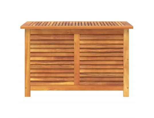 VIDAXL - Coffre Boîte de rangement de jardin persiennes 90x50x56 cm bois aca...