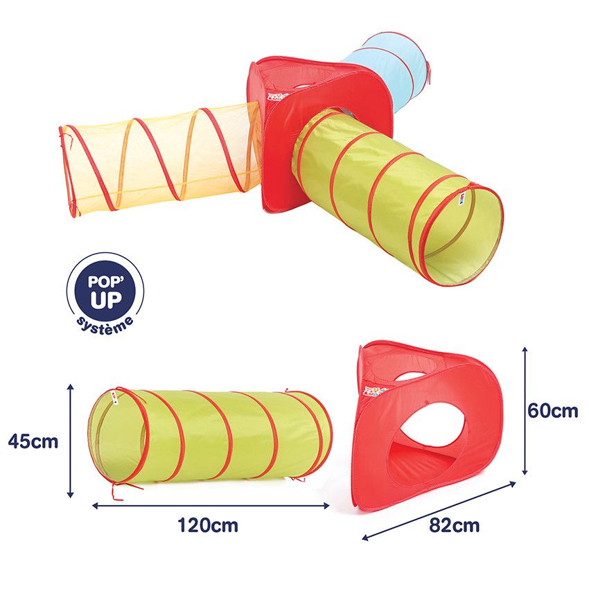 Multi-tunnels x3 - Ecru