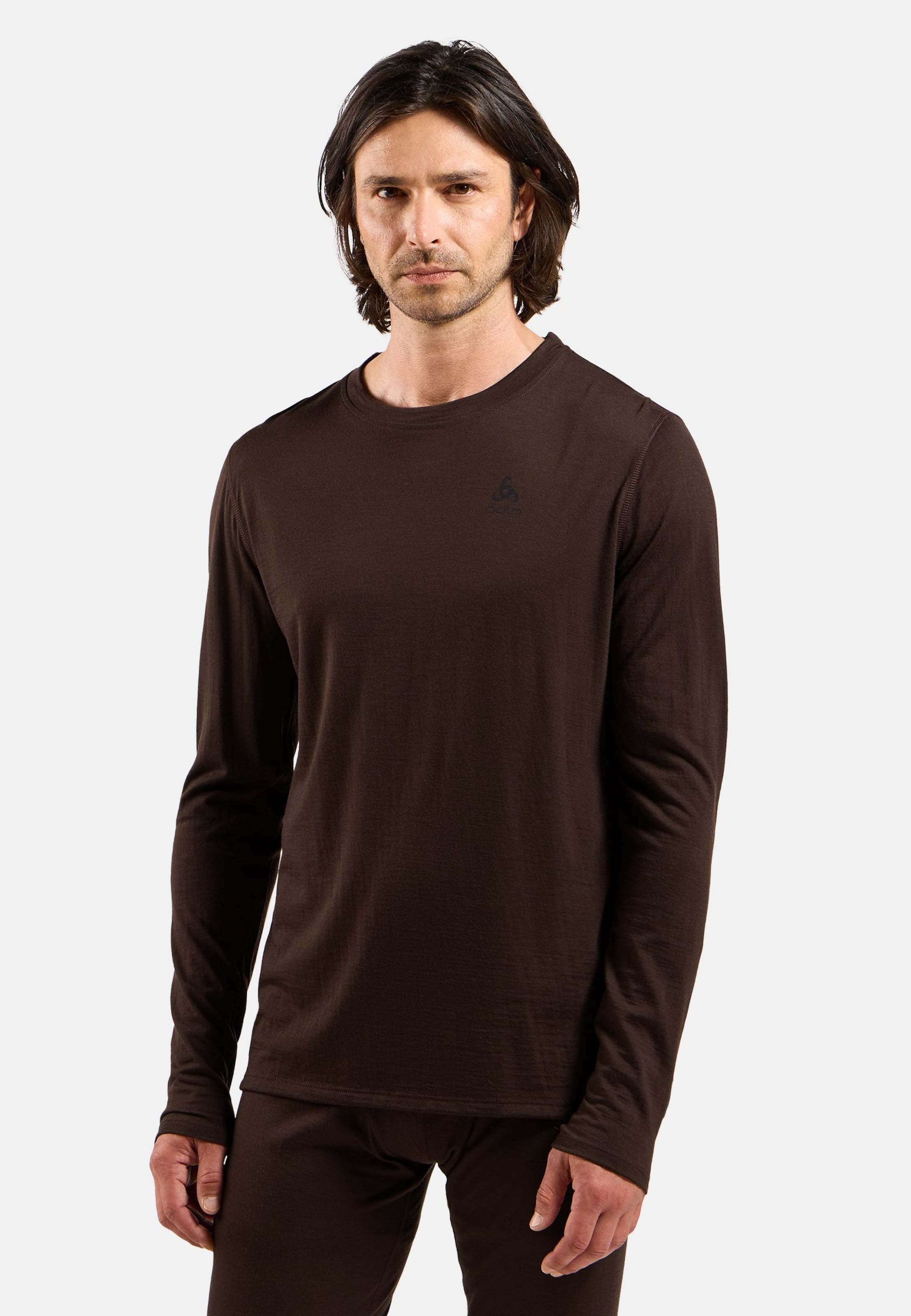Natural Merino 160 Base Layer Langarmshirt in fudge