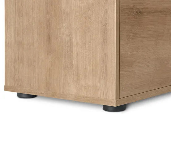 Regalmodul »Flemming«, ca. 75 x 37,5 cm, mit Klappe, Eichendekor