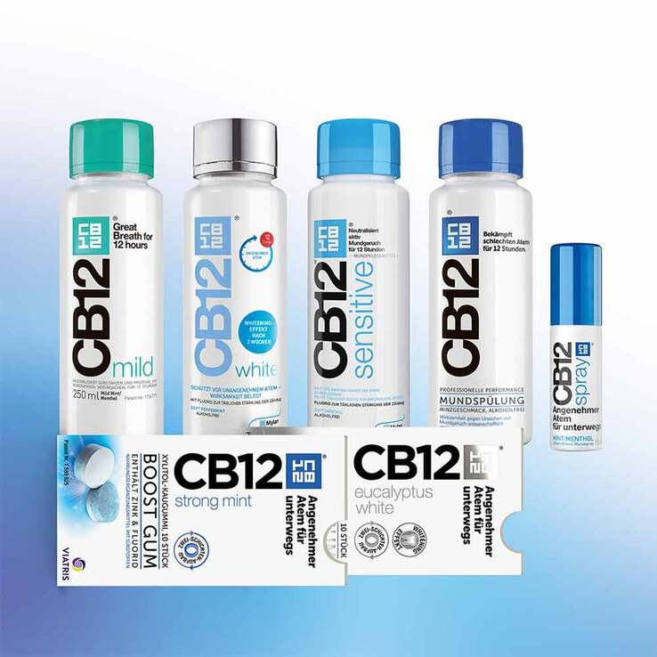 CB12 boost strong mint Kaugummi, 10 St
