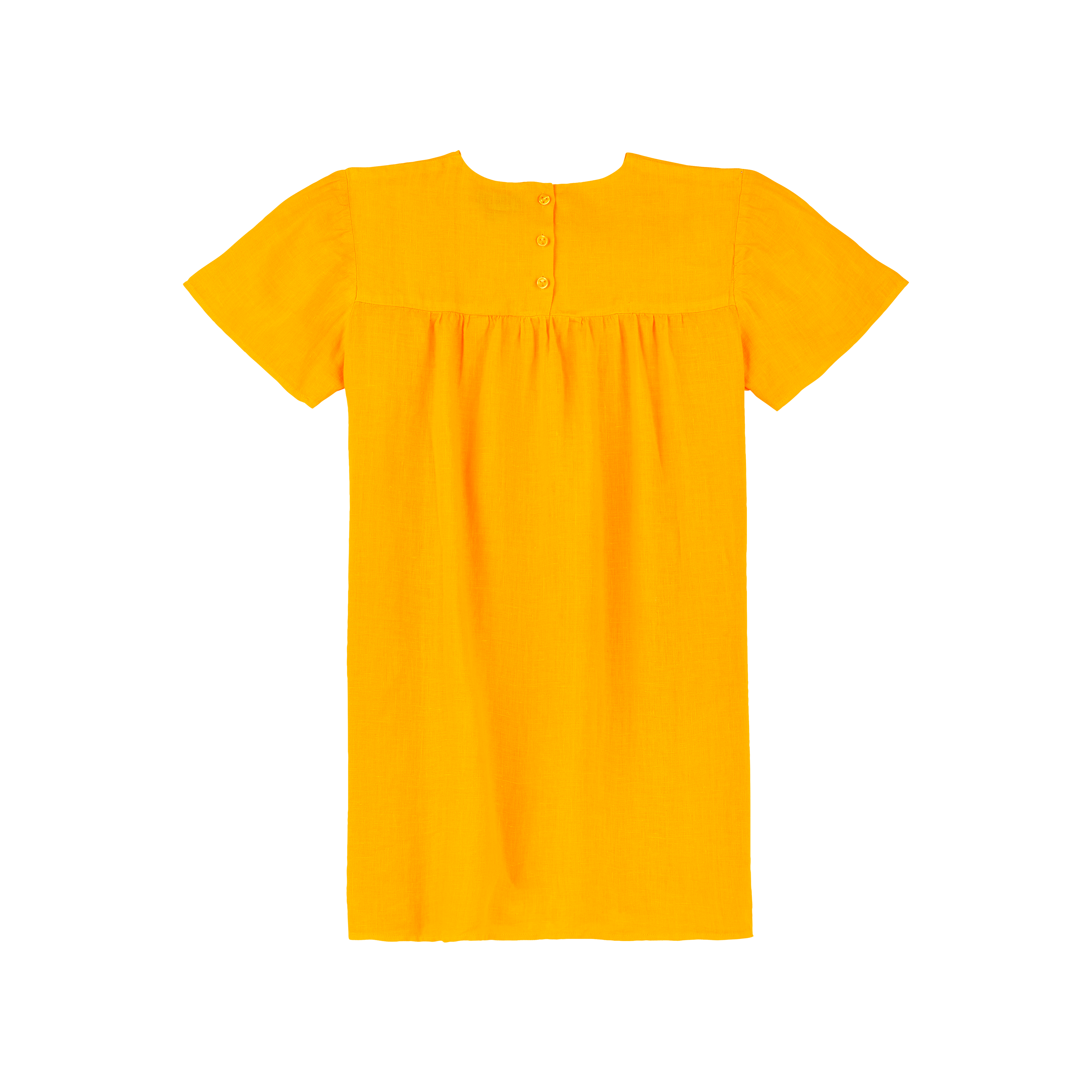 Robe en Lin Fille Unie Vêtements pour Fille