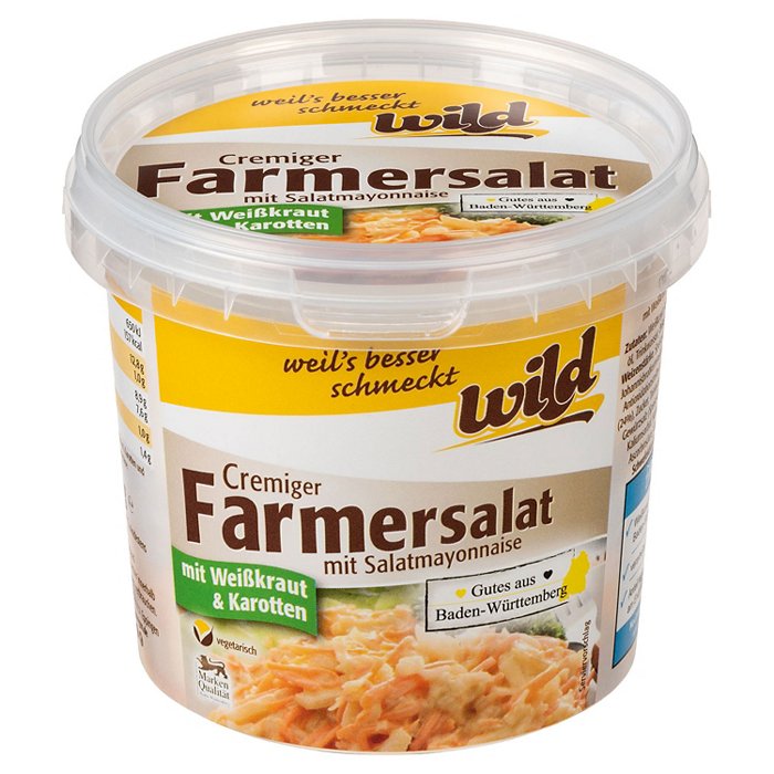 WILD Feinkostsalat 400 g, Farmersalat