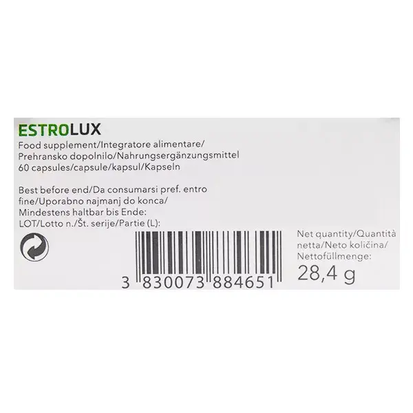 Sensilab Estrolux Glandline 60 cápsulas