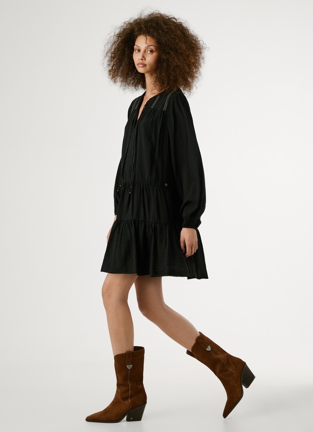 Pepe Jeans Tunikakleid »PAULE DRESS« mit Stufenschnitt