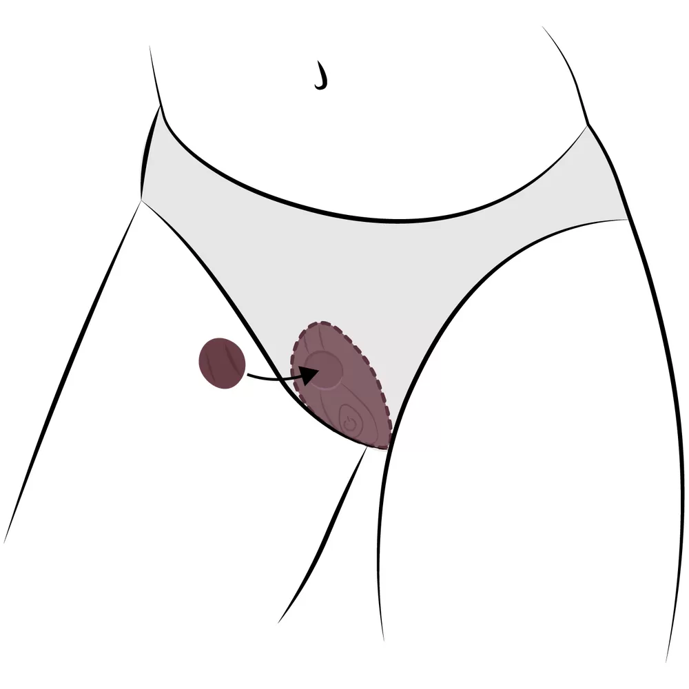 Amaysin Trusse Vibrator, Opladelig & Fjernbetjent