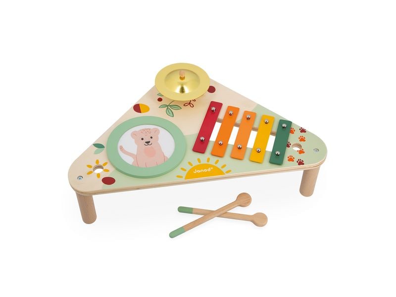 Janod Musiktisch Sunshine Rollenspielzeug und musikalische Früherziehung