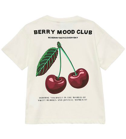 Vero Moda Girl T-Shirt - VmPhotostatic - Snow White/Strawberry