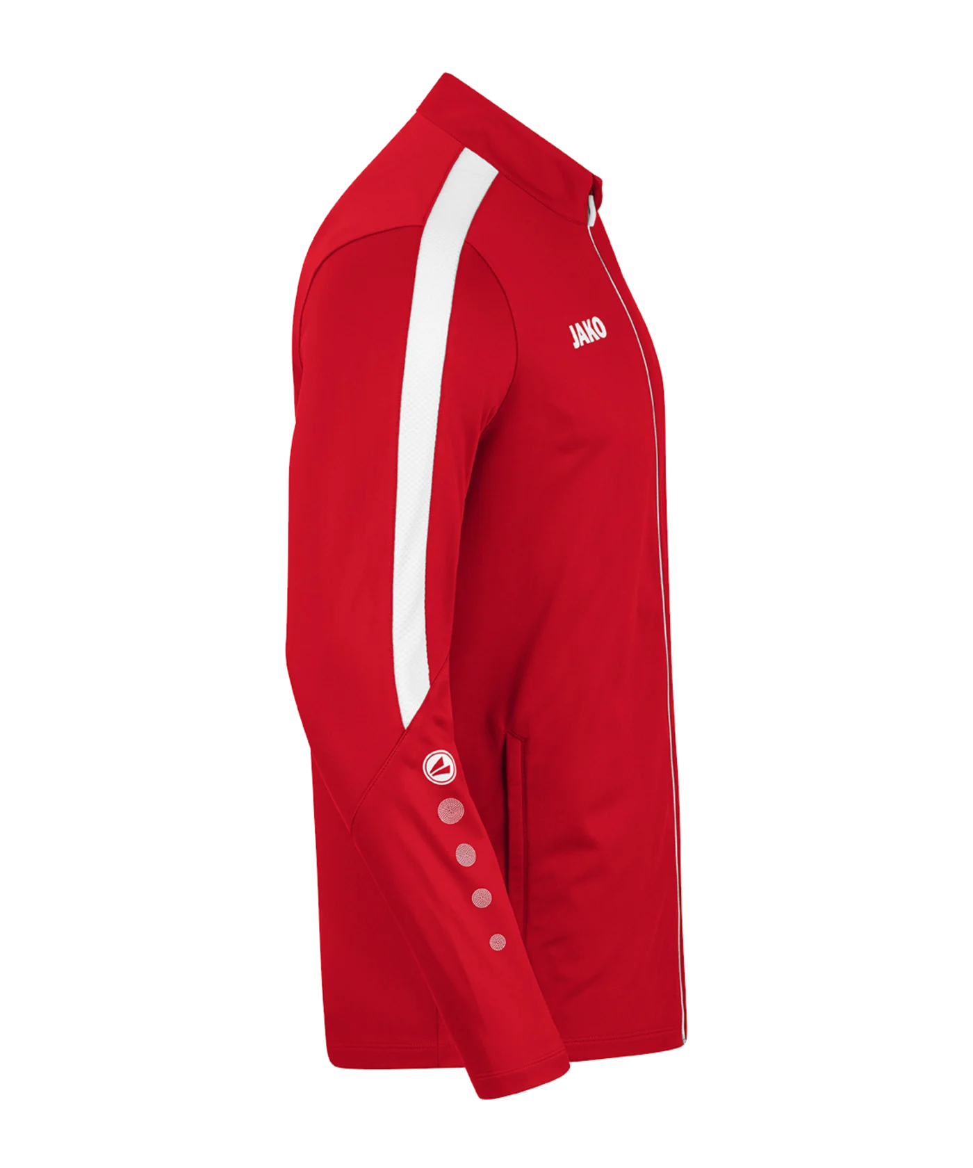 JAKO Power Polyesterjacke Kids Rot Weiss F100