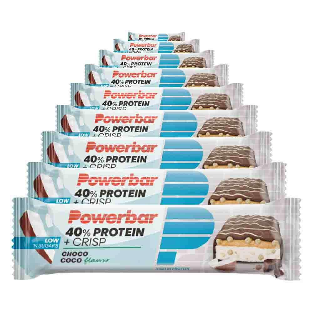 9x PowerBar Proteine + Crisp Choco Coco40 gr