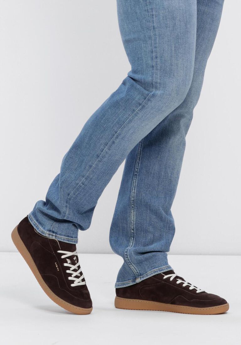 bruine nubikk lage sneakers ray rush
