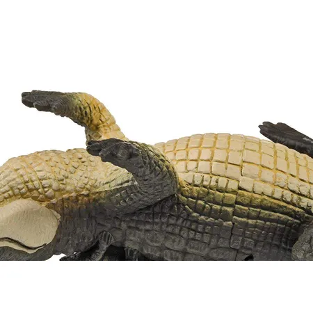 Safari Incredible Creatures Spielfigur Alligator mit Babies Miniatur