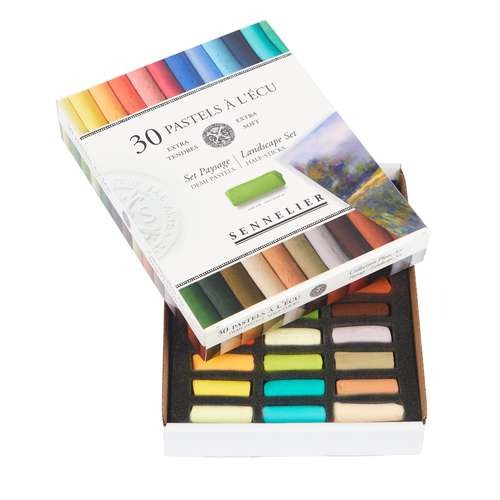 SENNELIER PASTELS À L'ÉCU Künstlerpastelle, themenbasierte 30er-Sets