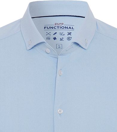 Pure Shirt Licht Blauw 4061-21250-100 kopen