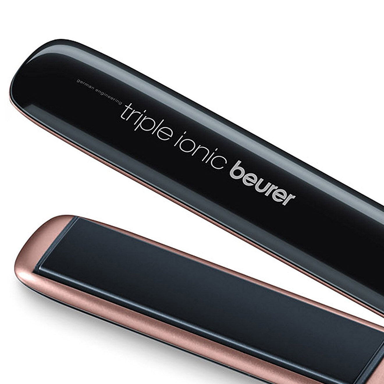 Beurer Fer à lisser triple ionique noir/doré rose - 220°C