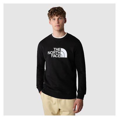 Sweat The North Face Drew Peak Crew Noir Blanc
