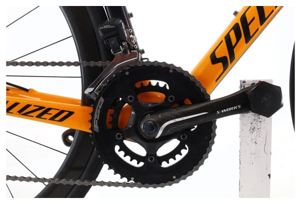 Produit reconditionné · Specialized Tarmac Carbone Di2 11V · Orange / Vélo de route / Specialized | Très bon état