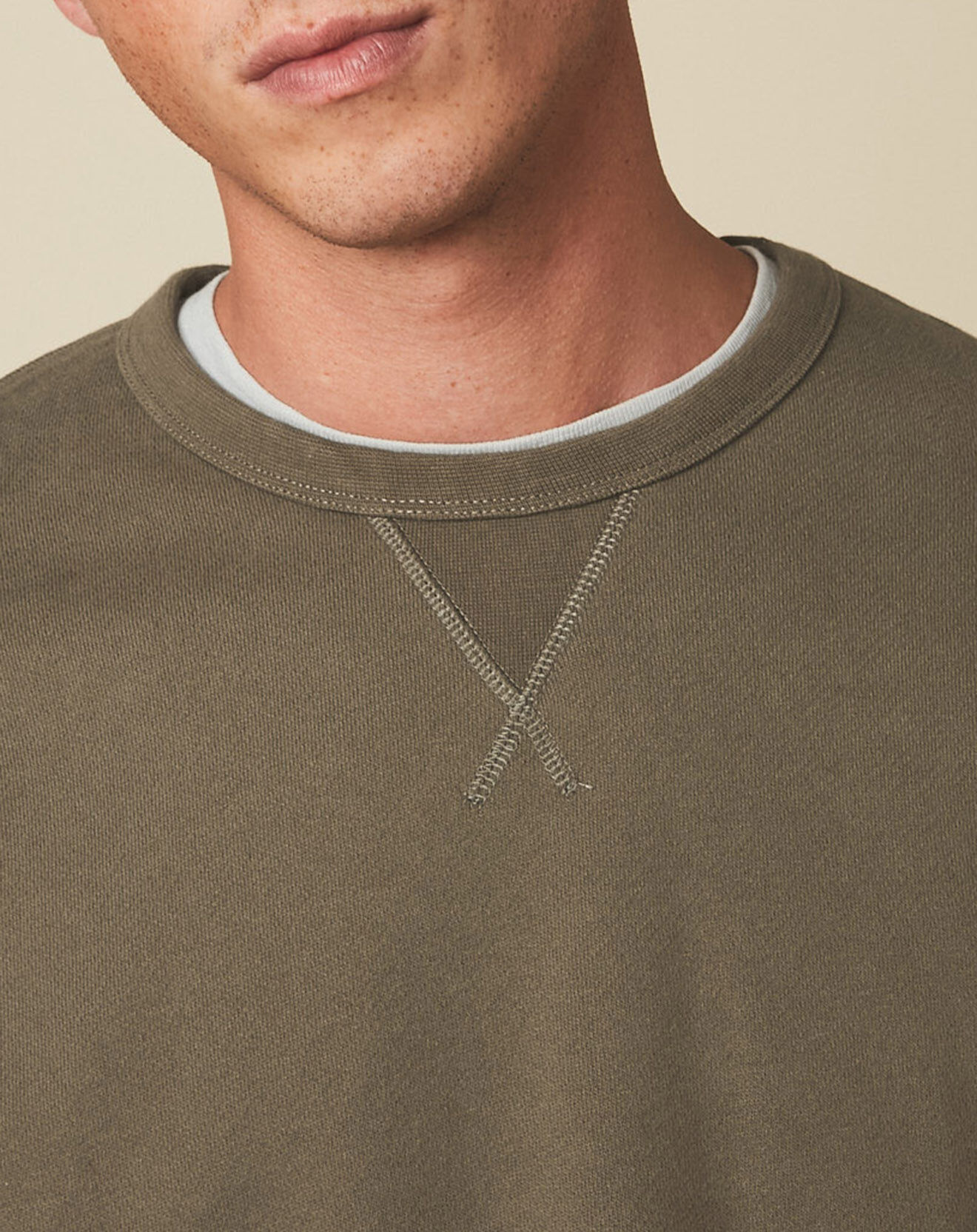 Hartford Sweat Crew olive