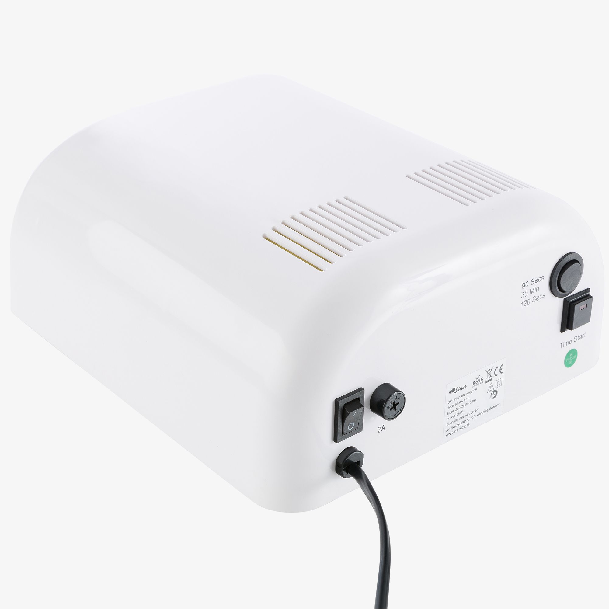 UV Lichthärtungsgerät weiß inkl. UV Gel + Timer
