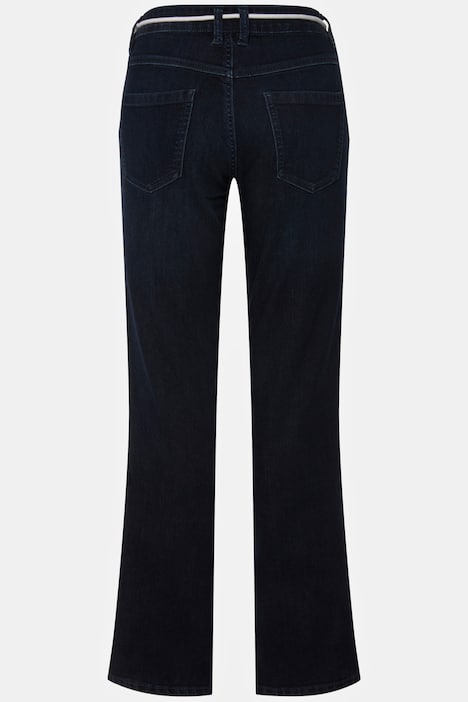 Bootcut-Jeans Tina, gerade Passform, 5-Pocket, ausgestellter Saum