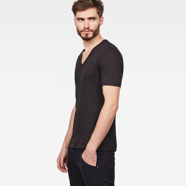 G-STAR T-Shirt »Base V 2-Pack« Packung, 2 Stk. im 2er-Pack