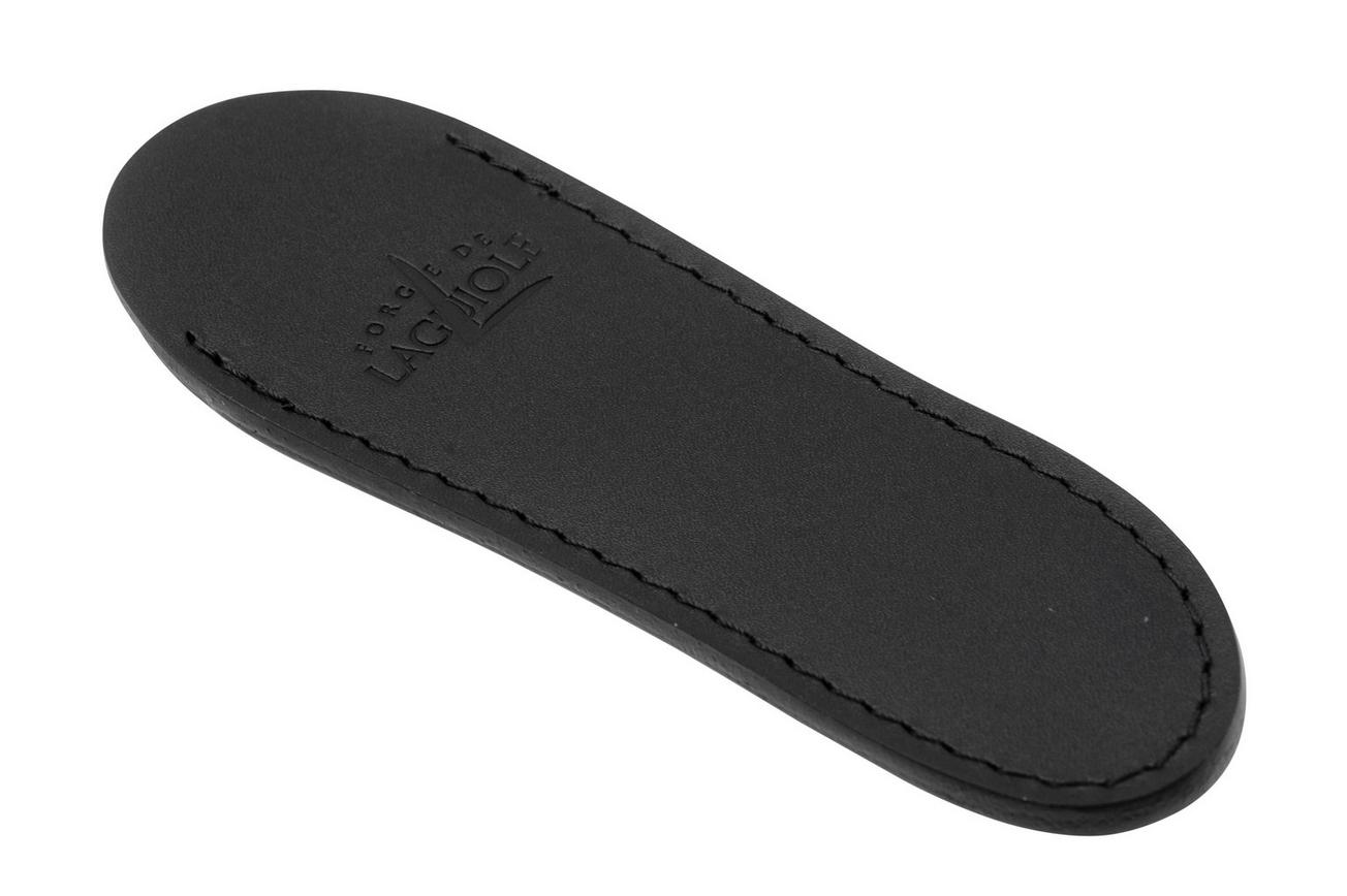 Forge de Laguiole LAF1N Black, lederen schede voor 9 cm zakmessen
