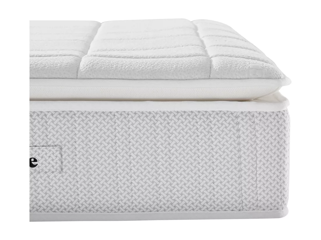 Matelas 160 x 200 cm hybride ressorts ensachés accueil nano ressorts + mémoire de forme ép.32cm - IPOH de YSMÉE