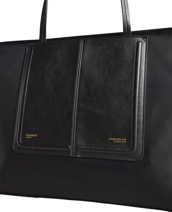Ted Baker VOYAAGE Zip top Tote Bag Black